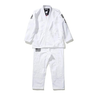 Nouveau pour la série 61 Undefeated V2, uniforme de Jiu-Jitsu blanc en coton tissé perlé 450 GSM, séchage rapide - Product Image 1