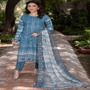 KINARA Collection Ensemble de robes en viscose pour femme Kurta-Pakistanaise Salwar Kameez Style indien et pakistanais - Product Image 4