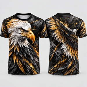 Herren NAVISTA SPORTS NSJ-7000 Sublimations-Sport-T-Shirt, 100 % Polyester, gestrickt, kurzärmelig, normale Passform, atmungsaktiv, schnell trocknend - Product Image 3