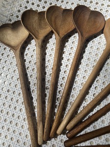Natural Wood Coffee <b>Spoon</b> Set Vintage Design OEM Private Label Factory Direct - Product Image 6