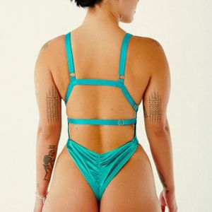 Stretch Bodysuit Breathable <b>Pole</b> <b>Dance</b> Fitness Jumpsuit Durable <b>Dance</b> Suit Comfortable Bodysuits Branded Product Fashion Women - Product Image 5