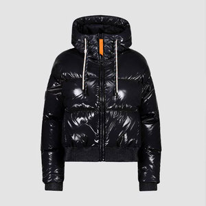 Chaqueta Acolchada con Capucha de Diseño Urbano Unisex para Mujer, Chaqueta de Invierno Cálida de Alta Calidad, Chaqueta Casual de Invierno con Diseño de Burbujas - Product Image 4