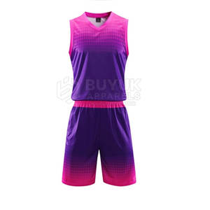 Conjunto de Uniforme de Baloncesto Profesional para Entrenamientos de Adultos, Diseño Personalizado, 100% Poliéster, Servicio OEM, Sublimación - Product Image 2