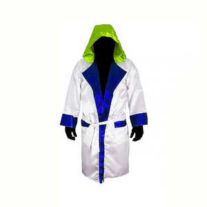 Bata de Boxeo Personalizada de Alta Calidad al por Mayor, Bata de Boxeo Dorada con el Último Diseño para Hombre, Batas de Boxeo Personalizadas con Capucha - Product Image 1