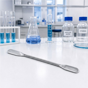 Espátula de Mortero de Doble Extremo de Acero Inoxidable FENTEX, Herramienta de Mezcla para Laboratorio - Product Image 3