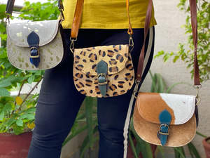 New Custom Hair on Metallic Genuine Cowhide Leather Crossbody Bag High Quality Luxury Real Leather Womens Handbags for Women - Product Image 4