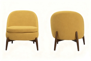 Silla de Ocio Elegante, Moderna y Minimalista de Alta Calidad, Imitación Piel de Oveja, Color Crema, Duradera, Ecológica, para Hotel, Escuela, Sala de Estar - Product Image 2