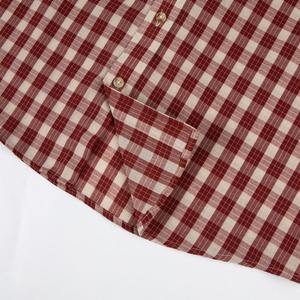 Chemises à carreaux pour hommes 100 % coton de haute qualité, anti-rétrécissement, à manches courtes, boutonnées, col rabattu – Meilleures ventes - Product Image 5