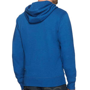 Sweat à capuche unisexe en polaire thermique, vierge, pour l'hiver, style streetwear, impression de logo personnalisé sur le devant, vente en gros - Product Image 2