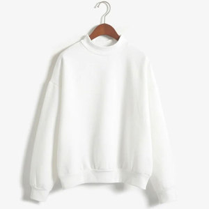 Sudaderas de Mujer 2026, Estilo Coreano, Cuello Redondo, Tejidas, Forro Grueso de Algodón y Bambú, Impermeables, Otoño Invierno, Color Caramelo - Product Image 6