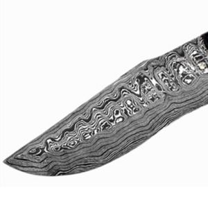 <b>Hand</b> Finished Damascus Steel Hunting Knives Forged Fixed Blade Outdoor Camping Bushcraft Hunting Cutting <b>Tools</b> With Traditional - Product Image 6