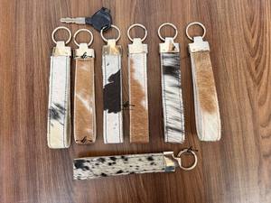 Luxury Genuine Leather Keychain <b>Custom</b> Personalized Car <b>Key</b> Holder Wholesale Promotional Gift - Product Image 4