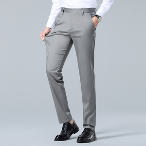 Best Quality Polyester/Rayon <b>Material</b> Custom Logo OEM New Style Fashion Quick Dry Lightweight Office Formal Dress Pants for Men - Product Image 1