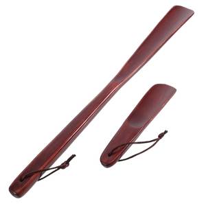 Cuchara para Zapatos de Madera con Mango Largo, Agarre Cómodo, Ayuda para Calzarse Zapatos, Herramienta de Asistencia para Calzarse Zapatos de Madera Natural - Product Image 1