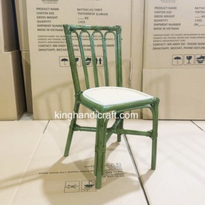 Chaises pour enfants en rotin naturel faites à la main pour la location de mariages, les fêtes d'anniversaire, les événements, les baby showers et les décorations commerciales - Product Image 6