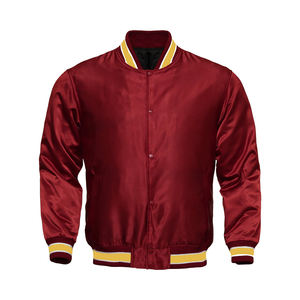 Best Selling Custom <b>Vintage</b> Baseball Satin <b>Varsity</b> <b>Jacket</b> Stand Letterman Design Autumn Season New Wholesale Sublimation <b>Jacket</b> - Product Image 3