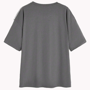 Camiseta de Mujer Transpirable, Nueva Camiseta de Mujer 100% Algodón, Cuello Redondo Informal, Manga Corta, Camiseta Estampada para Mujer - Product Image 2