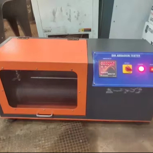เครื่องทดสอบการขัดถู DIN เครื่องทดสอบความทนทานต่อการสึกหรอของยาง เครื่องทดสอบการขัดถู DIN สำหรับพื้นรองเท้าและวัสดุ - Product Image 1