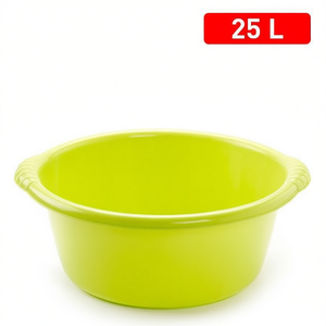 ถังพลาสติกทรงกลม แบรนด์ Barreno ขนาด 25 ลิตร สีแดงสด - Product Image 3