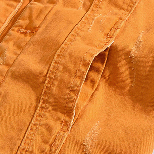 Gilet en jean réversible personnalisé en laine respirante de haute qualité au design unique pour homme – Sans manches, style décontracté urbain - Product Image 5