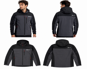 Chaqueta Softshell para Hombre, Impermeable, Cortavientos, para Senderismo al Aire Libre, con Capucha, Logotipo Personalizado, Chaqueta de Trabajo de Invierno - Product Image 2