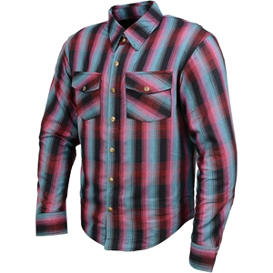 Chemise unisexe en flanelle à carreaux, manches longues, en coton, séchage rapide, style automne, motif à carreaux rouge, noir et blanc, boutonnée - Product Image 6