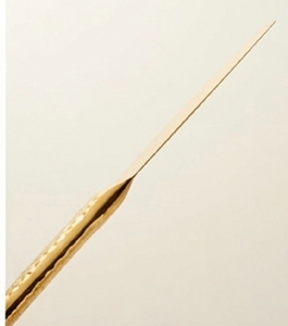 Ensemble de couverts en métal martelé doré, couteau à dîner, fourchette, cuillère, élégant, passe au lave-vaisselle, vaisselle de mariage - Product Image 3