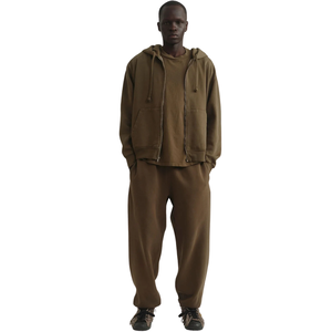 Sweat à capuche zippé intégral surdimensionné en molleton de coton épais pour homme, style streetwear, OEM ODM, vente en gros - Product Image 1