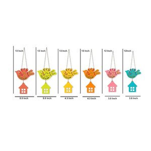 Flying Birds <b>Wall</b> Hanging <b>Ornaments</b> Multicolored Decorative Artwork Door Decor for Home - Product Image 6