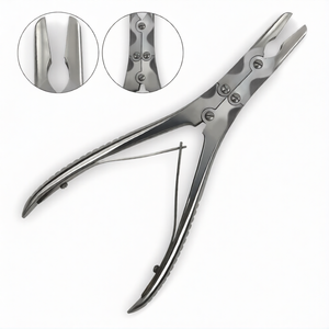 Beyer - Instrumento Quirúrgico Ortopédico y Dental para Cortar Huesos, Tipo Rongeur, 7 Pulgadas, Mandíbulas Rectas, 3.5 mm de Ancho, Acero Inoxidable - Product Image 2