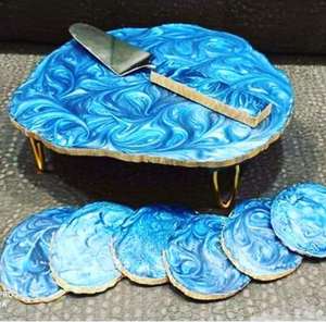 ขาตั้งเค้กเรซิ่นสวยงาม ขาตั้งเค้กเรซิ่น สำหรับงานวันเกิด โดย Natural Creations - Product Image 1