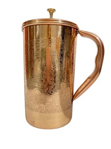 Handmade Copper <b>Mug</b> Set With Lid Vintage Style Solid Color Metal Drinkware For Adults Party Gift - Product Image 6