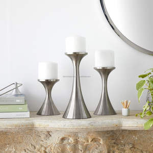 Oferta Especial: Portavelas Menorah Metálicos Decorativos Modernos de Primera Calidad, Hechos a Mano, Linterna Festiva para Navidad, Mejor Precio en Oferta - Product Image 2