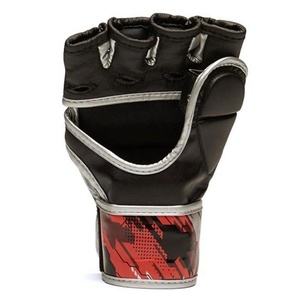 ถุงมือ MMA ระดับมืออาชีพสำหรับการฝึกซ้อมต่อสู้-ถุงมือหนังทนทานสำหรับกิจกรรมกลางแจ้ง ป้องกันรังสียูวี สายรัดข้อมือปรับได้ ถุงมือ MMA - Product Image 3