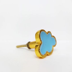Wholesale Decorative Kids <b>Cabinet</b> <b>Knobs</b> Cloud Drawer Door Pulls Blue Brass Decorative Furniture Handles & <b>Knobs</b> - Product Image 4