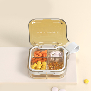 Pastillero Portátil JUXINDA con Compartimentos Individuales para 7 Días de la Semana. Pastillero Sellado de Gran Capacidad para 7 Días de la Semana. - Product Image 1