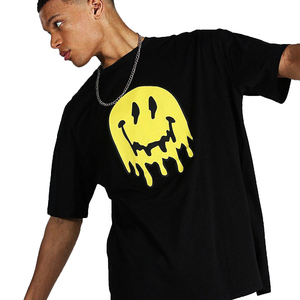 Camiseta de Manga Corta para Hombre con Estampado, 100% Algodón, Secado Rápido, Transpirable, Cuello Redondo, Ropa Casual con Estampado y Logotipo Personalizados - Product Image 3