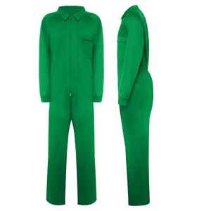 Combinaison de travail FR 100% coton twill OEM, couleur unie, logo et taille personnalisés pour adultes - Product Image 6