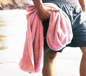 ผ้าขนหนูอาบน้ำคอตตอนแบบยูนิเซ็กซ์ 600 GSM |   นุ่มนวลและอ่อนโยนต่อผิว |   ผู้ผลิต OEM ODM แบรนด์ส่วนตัว - Product Image 3