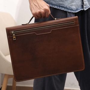 Nuevo Maletín de Cuero Vintage para Detective, Bolso Personalizado para Portátil, Bolso de Hombro para Uso Intensivo, Bolsos de Cuero para Portátil - Product Image 1