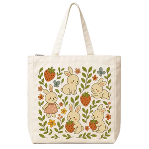 Extra Large Soft <b>Canvas</b> Tote Shopping Bag Ladies Eco-Friendly Cotton Customizable Logo Color Portable Polyester Lining Dot - Product Image 2