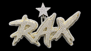 จี้ห้อยคอโลหะผสมชุบทอง R4X ประดับคริสตัลทรงกลมเจียระไนแบบเหลี่ยมเพชรพลอย สไตล์ฮิปฮอป ของขวัญเครื่องประดับสำหรับทุกเพศ - Product Image 1