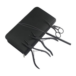 Pinzas Profesionales de Acero Inoxidable de Grado Quirúrgico de Color Sólido para Extensiones de Cabello, Uso Comercial en Salón, Duraderas y Precisas - Product Image 2