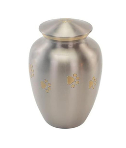 Hot Selling Brass Pet Cremation Urns Funeral Urns <b>For</b> Cat and Dog <b>Ashes</b> Handmade Burial Urns - Product Image 1