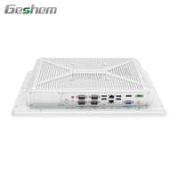 Geshem 17 pulgadas de alto rendimiento J1900 I3 I5 I7 todo en uno Panel Industrial PC sin ventilador soporte de computadora integrado Win10/Linux