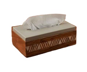 Boîte à mouchoirs en métal avec calligraphie arabe pour table à manger, porte-serviettes décoratif, collection élégante de boîtes à mouchoirs - Product Image 1