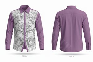 Chemises habillées boutonnées modernes et élégantes de haute qualité, imprimées sur mesure, vente en gros, chemises de travail personnalisées pour le bureau - Product Image 6