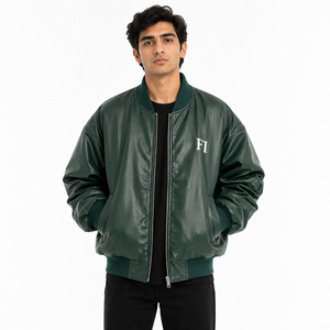 Proveedor al por Mayor de Chaquetas Bomber Premium con Ribetes Acanalados, Ropa Exterior Ligera Urbana, Estilo Casual Relajado, Moda de Invierno, Chaquetas para Hombre OEM B2B - Product Image 1