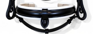 Bridon d'anglaise en cuir véritable de haute qualité, durable, confortable, couleur personnalisable pour cheval - Product Image 3