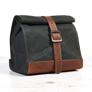 Sac à déjeuner en toile de cuir durable avec fermeture éclair, imperméable et isotherme, réutilisable, pour le bureau, 2 personnes, LCLB-0018 - Product Image 1